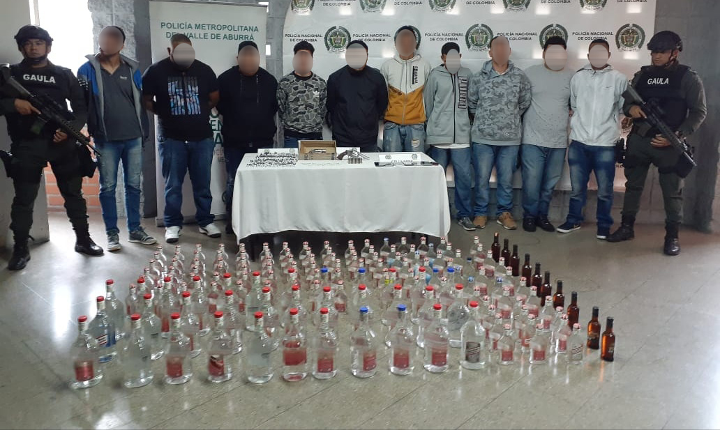 Capturados grupo delincuencial 'los conejos' de Medellín