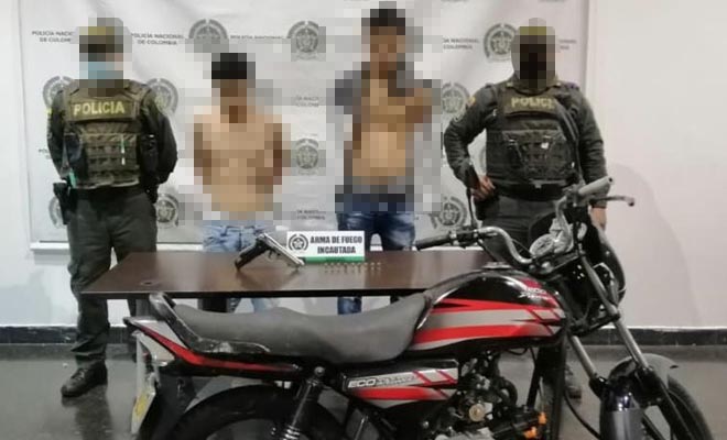 capturados por fleteo en el barrio belén