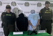 Dos personas fueron capturadas por los delitos de homicidio y porte ilegal de armas de fuego en el municipio de Quimbaya