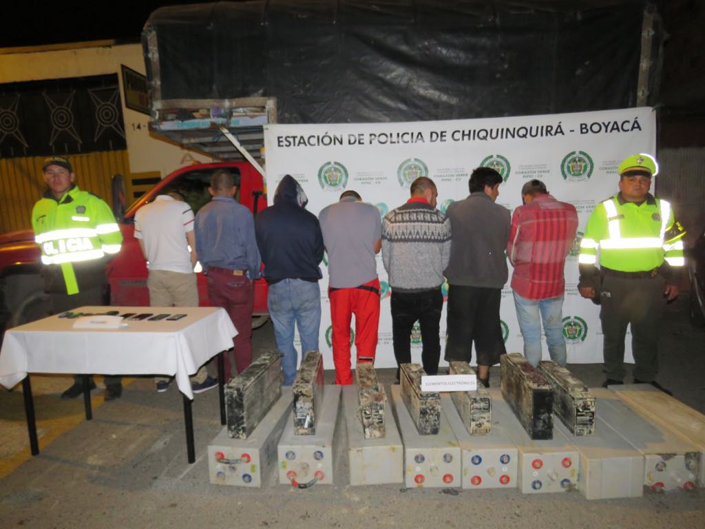 Recuperamos elementos hurtados a empresa de telecomunicaciones