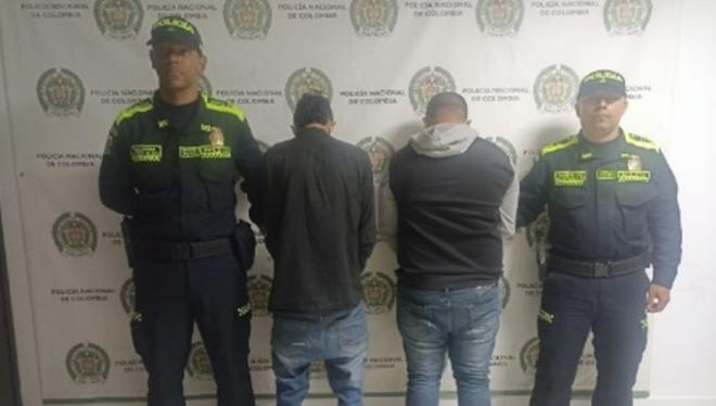 Dos capturados por hurto calificado y agravado