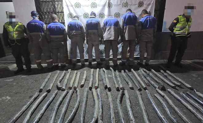 capturados por hurto de cable