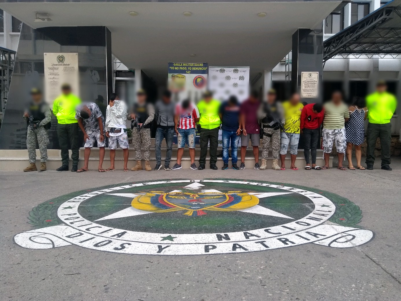 Capturados por narcotráfico en Sincelejo 