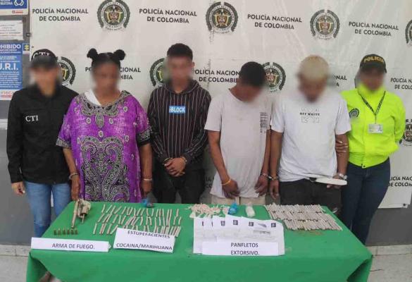 Allanamientos realizados en sector del barrio los olivos y la paz.