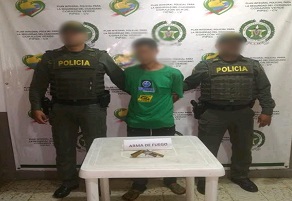 Se incautaron cinco armas de fuego con munición