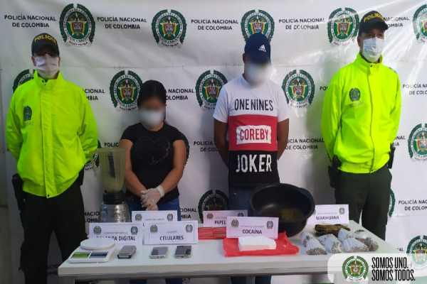 Capturamos dos personas por tráfico local de estupefacientes en Riohacha