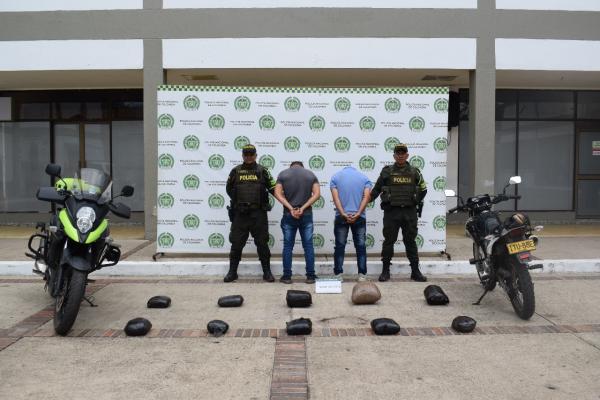 capturados clorhidrato de cocaina