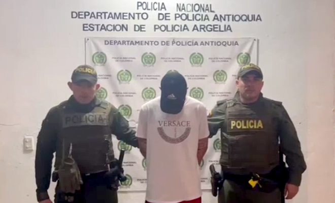 Capturados dos hombres por homicidio agravado y porte de armas en Argelia y Nariño