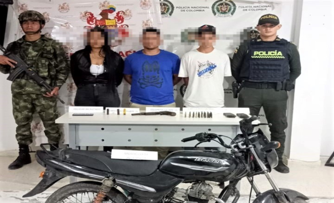 Capturados con armamento y municiones en la vereda El Toro jurisdicción de Los Andes Magdalena.