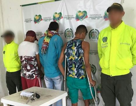 Capturados en zona rural de Norosí, (Sur de Bolívar).