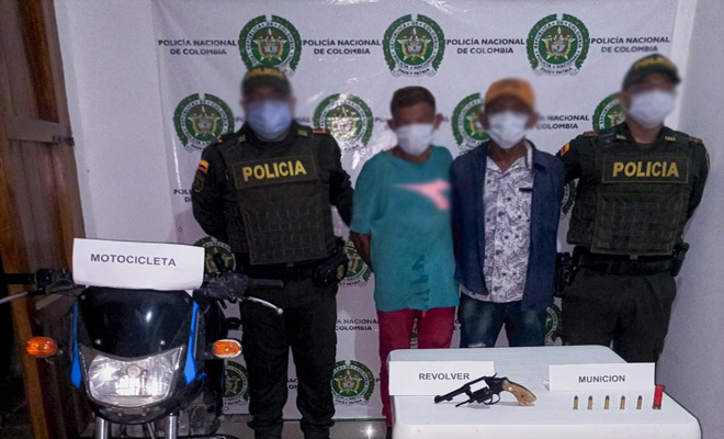 ACCIONES PARA MINIMIZAR LOS DELITOS DE ALTO IMPACTO EN EL MAGDALENA DEJAN DOS CAPTURADOS 