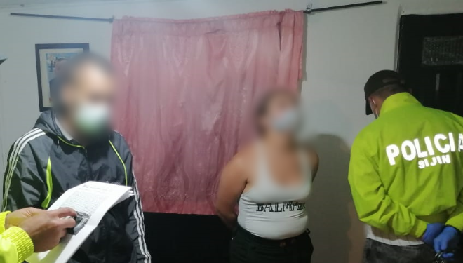 Mediante  diligencia de allanamiento y registro fueron capturados “Ladrillo” y “Luz” por tráfico de estupefacientes 