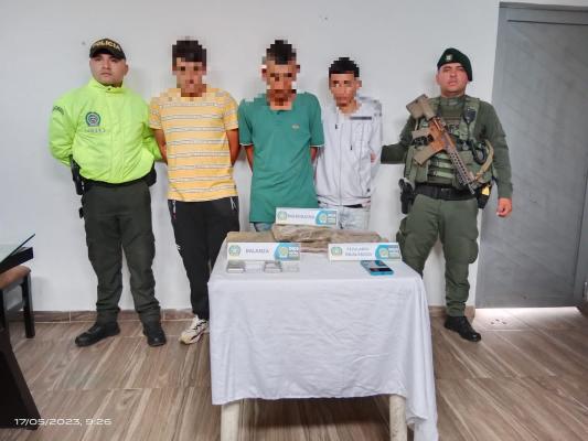 Capturados por por el delito de hurto calificado y agravado