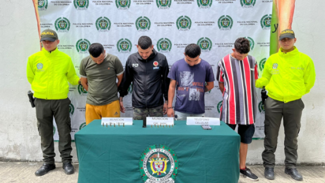 Capturados por el delito de de concierto para delinquir agravado con fines de homicidio y homicidio agravado