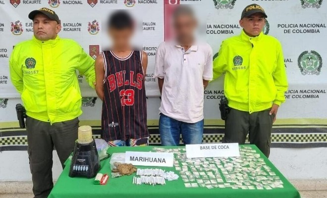 Capturados por el delito de fabricación, tráfico y porte de estupefacientes