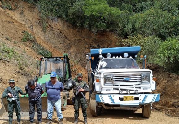 Capturado por explotación ilícita de yacimientos mineros  