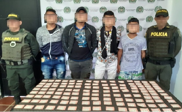 Capturamos cuatro personas por realizar rifas ilegales en el municipio de Chalán