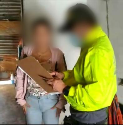 Captura de la presunta