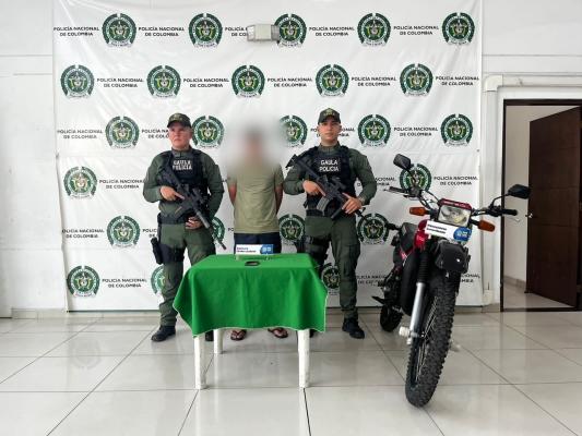 Capturado un hombre conocido como "Menor Iván"
