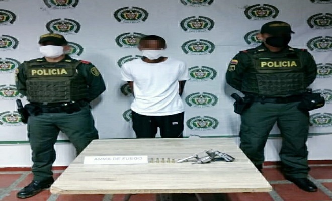 Capturado “Pila” por porte ilegal de arma de fuego