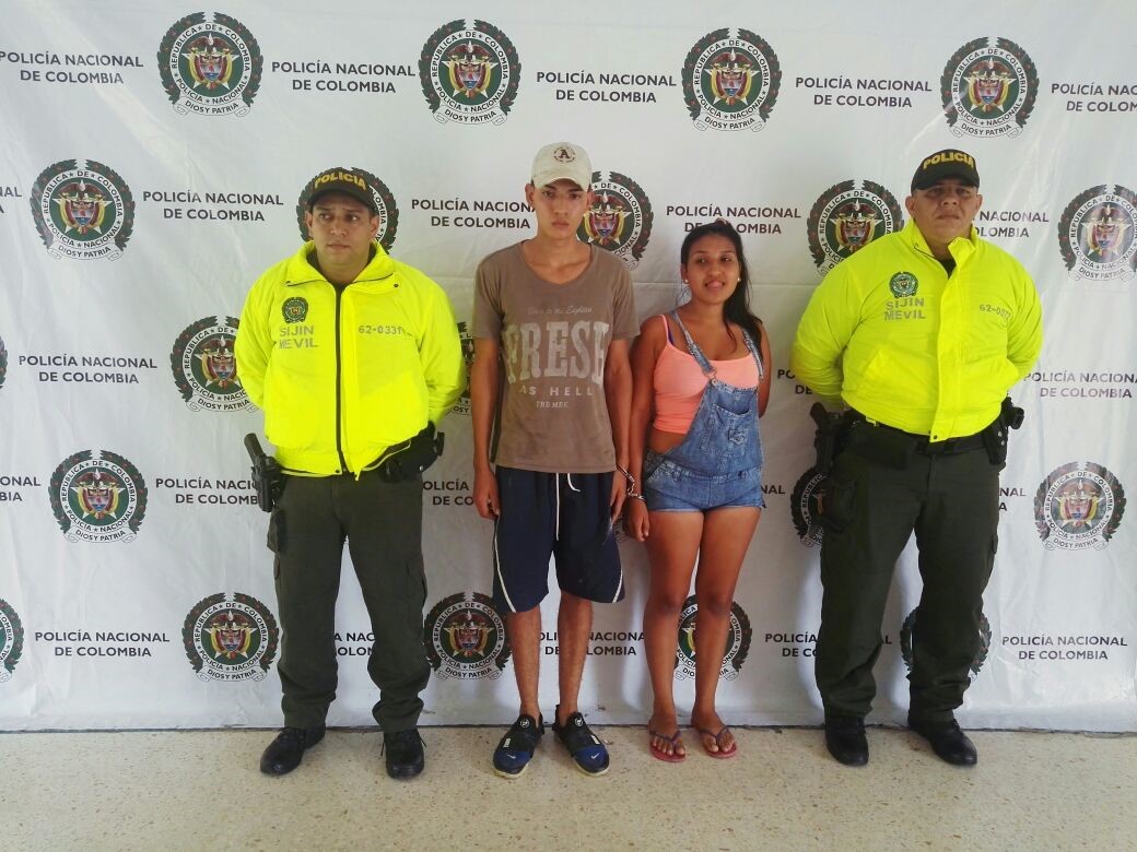 En el procedimiento se les incautó estupefacientes y joyas avaluadas en $10.000.000