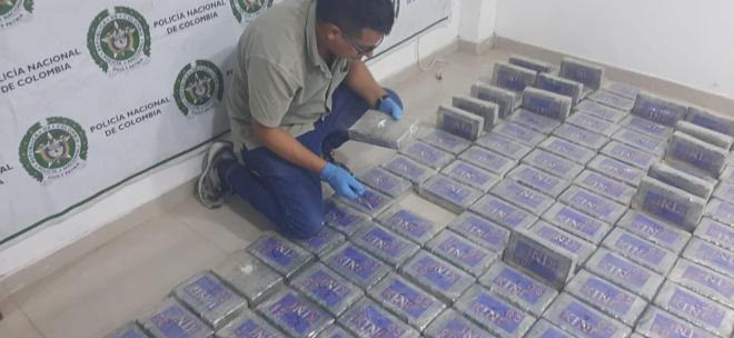 Incautación de 500 kilos de cocaína camuflados entre un cargamento de arroz en Santa Rosalía, Vichada.