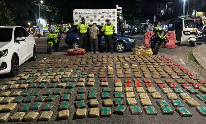 Capturado en La Pintada un ciudadano extranjero con 250 kilos de marihuana camuflados en un  vehículo