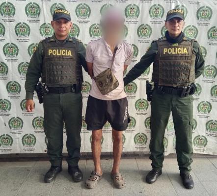 Sujeto fue capturado en flagrancia por hurto 