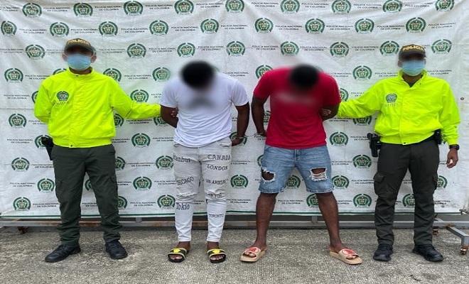 Cayeron dos presuntos fleteros en Quibdó 