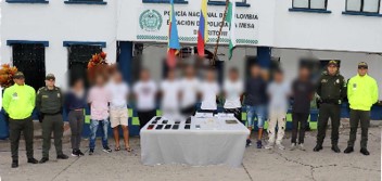 Cayeron los “Malportados”, estructura criminal que se dedicaba al sicariato y microtráfico en La Mesa y Anapoima