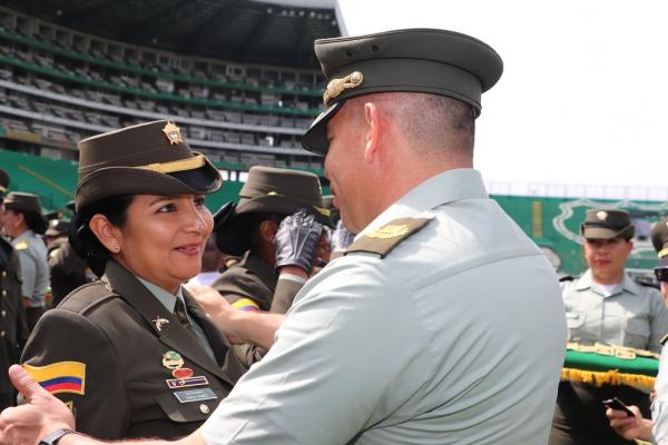 celebración ceremonia de ascenso 