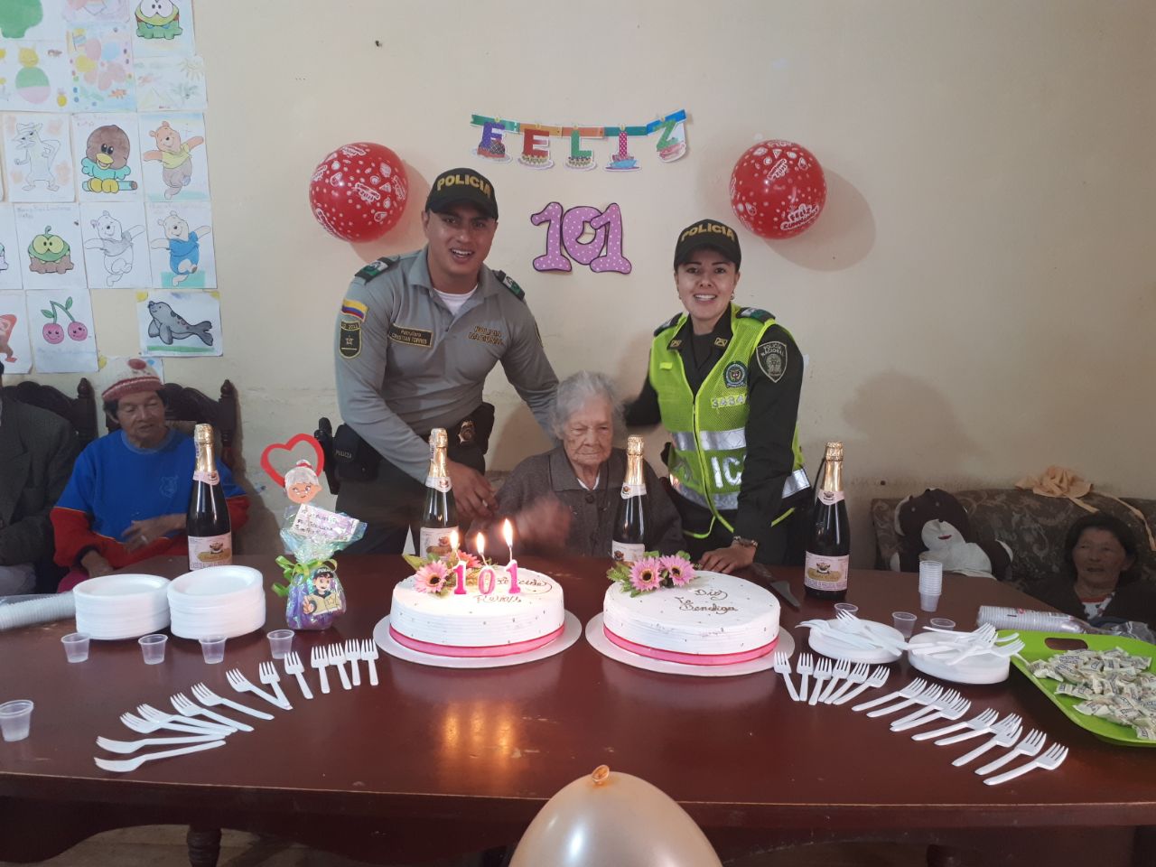 Celebramos los 101 años de la abuela Benedicta