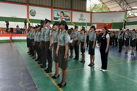 Ceremonia por aniversario 133 de la Policía Nacional de Colombia