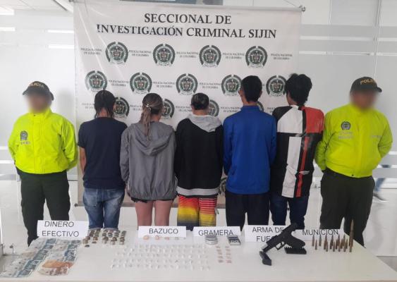 Capturados por tráfico local de estupefacientes