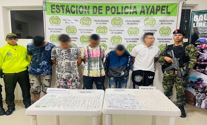  En las acciones operativas fueron incautados  Más de 800 Gramos de alucinógenos