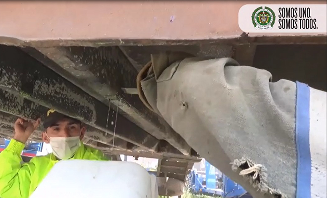 Incautamos más de 70 kilogramos de cocaína en estado líquido