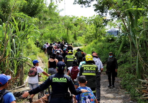 Con éxito culminó el primer simulacro de evacuación por erupción volcánica del nevado del Ruiz