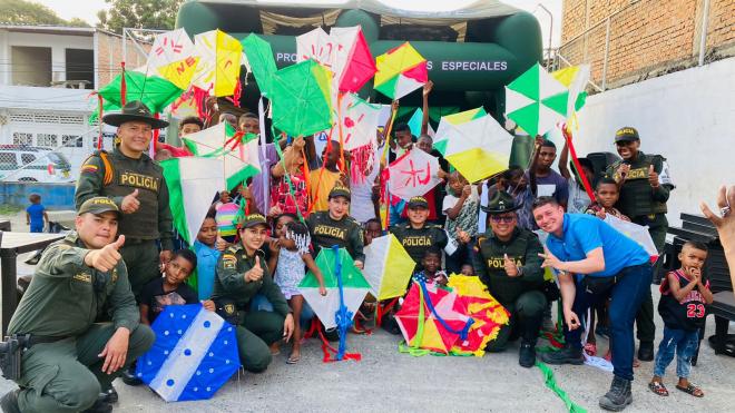 Participan en actividad recreativa 