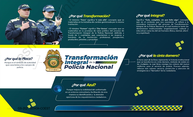 Banner informativo Policía Nacional 