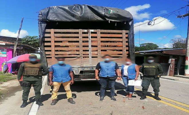 Continuamos operativos contra el tráfico ilegal de madera