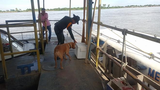 Controles en los puertos fluviales