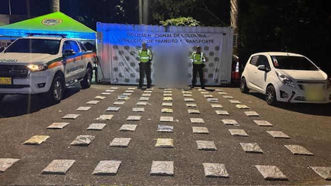 Controles viales contra el tráfico de estupefacientes en el Meta