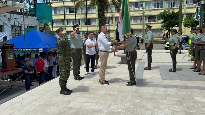 Coronel Juan Pablo Ruiz Rodríguez, nuevo comandante de policía en putumayo.