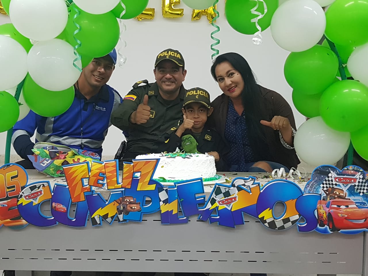 le cumplimos el sueño a Nicolás 