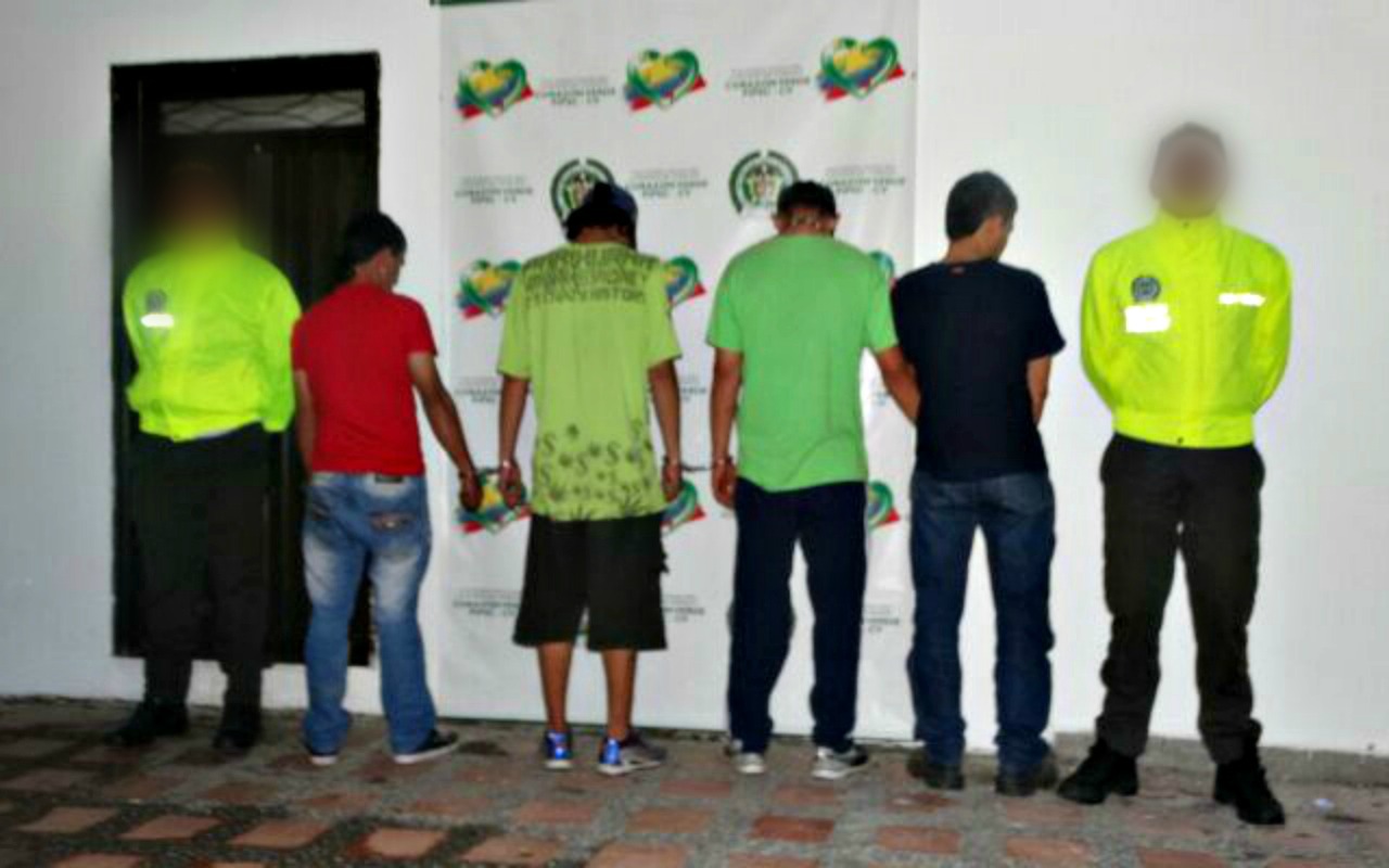 91 capturados del clan del golfo en 2017.  