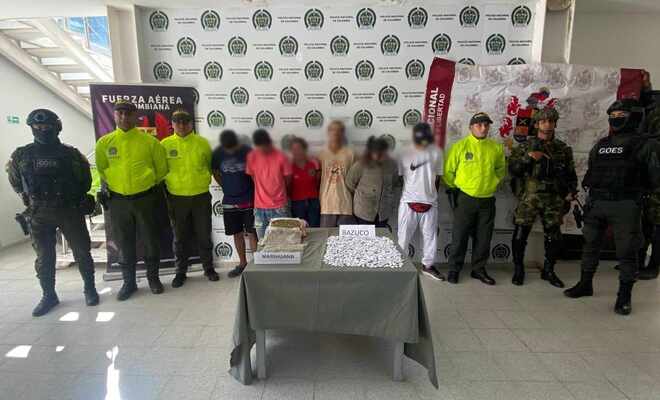 Desarticulación del grupo delincuencial organizado conocidos como ‘Los Cacharos’.