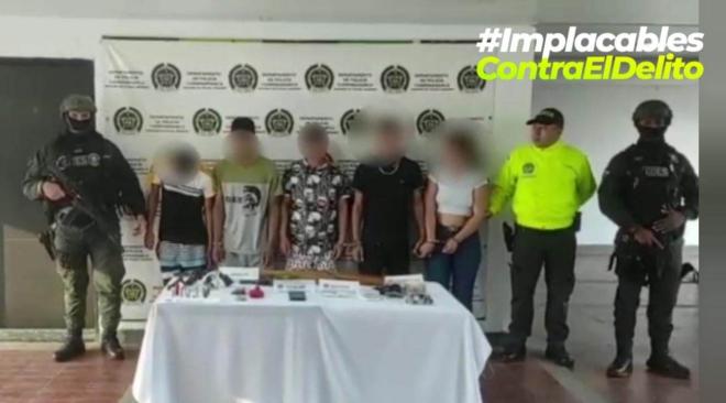 Capturado grupo delincuencial ‘Los del Paso’