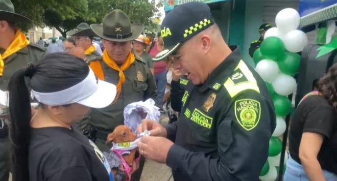 Policía Nacional en Sucre lidera la tercera gran caninata de animales 