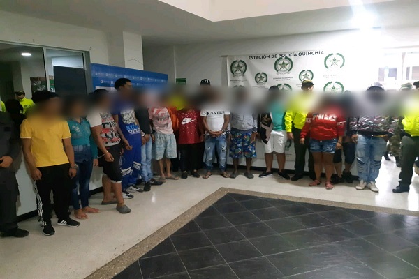 11 allanamientos de manera simultánea 13 capturados