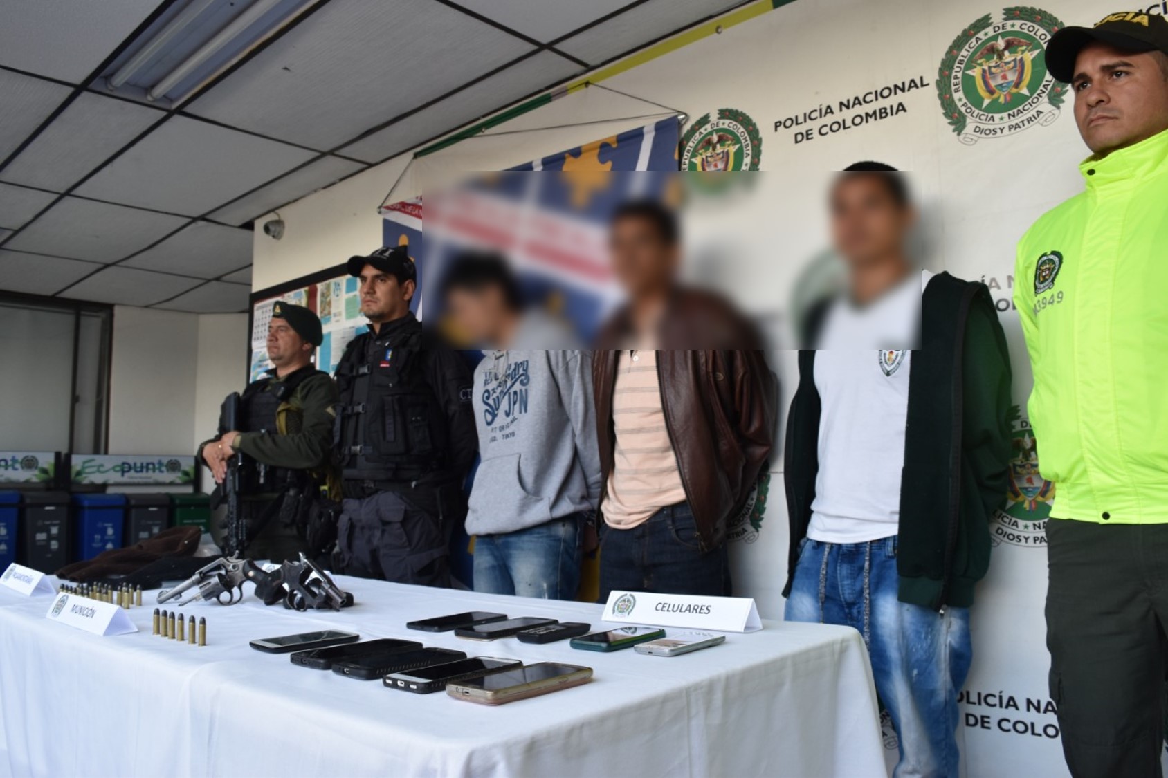 4 personas capturadas por delitos relacionados con homicidios